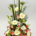 Gerberas y Rosas Tradicionales